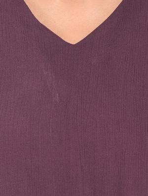 choker neck cold-shoulder top - 15323414 - Standard Image - 4