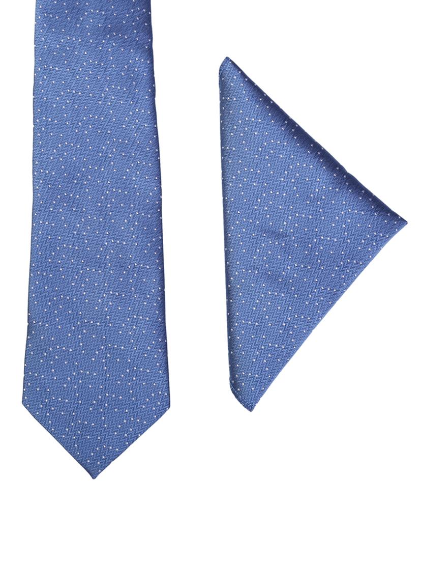 multi colored micro fiber tie with pocket square and belt - 15326433 - Zoom Image - 4