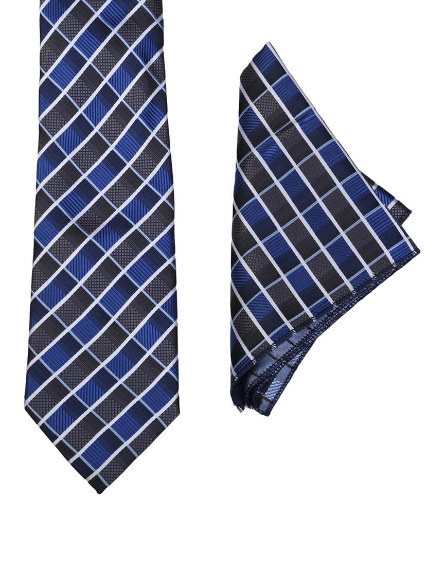 multi colored micro fiber tie pocketsquare and belt - 15326435 - Zoom Image - 4