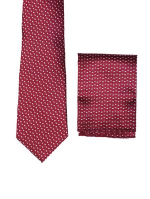 multi colored micro fiber tie with pocket square and belt - 15326437 - Standard Image - 4