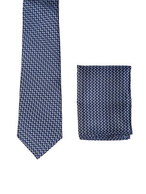 multi colored micro fiber tie with pocket square and belt - 15326439 - Standard Image - 4