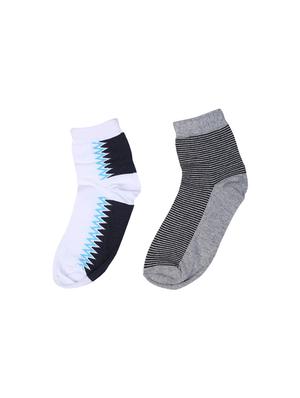 multi colored micro fiber tie with socks and belt - 15326443 - Standard Image - 4