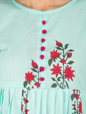 flared printed kurta - 15327010 - Standard Image - 4