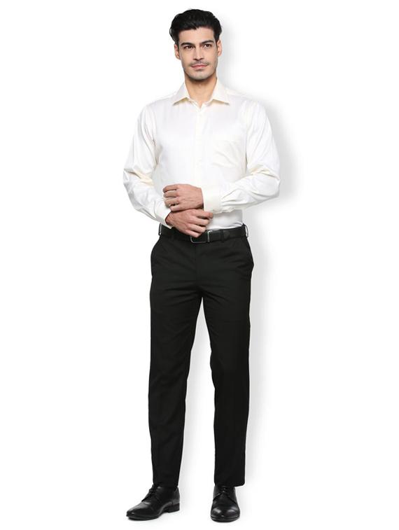 white cotton formal shirt - 15327502 - Zoom Image - 4