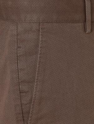 brown cotton chinos - 15328003 - Standard Image - 4