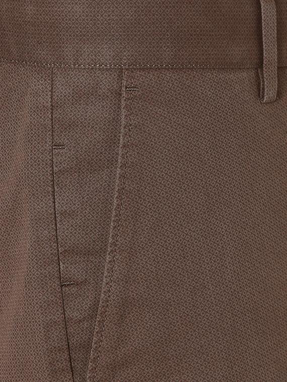 brown cotton chinos - 15328003 - Zoom Image - 4