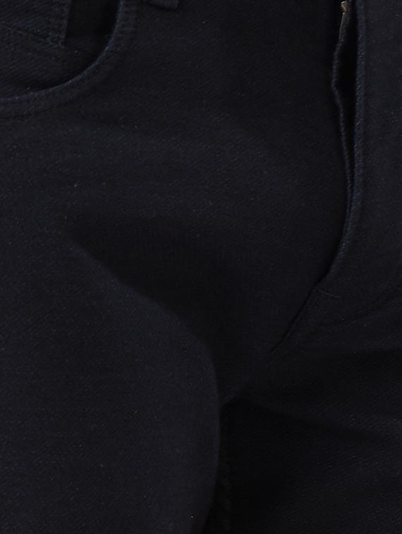 black cotton plain jeans - 15328513 - Zoom Image - 4