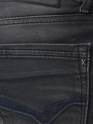 grey cotton washed jeans - 15328564 - Standard Image - 4