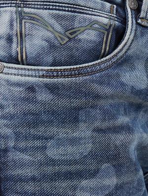blue cotton washed jeans - 15328581 - Standard Image - 4