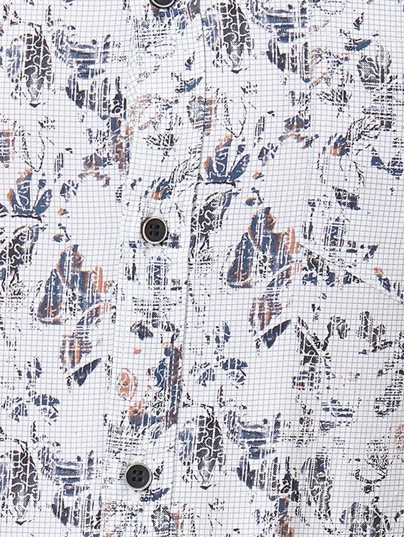 white cotton casual shirt - 15328592 - Zoom Image - 4