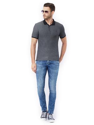 solid black polo t-shirt - 15328606 - Standard Image - 4