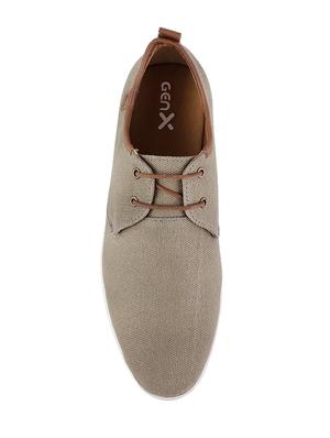 tan Canvas lace up sneaker - 15330541 - Standard Image - 4