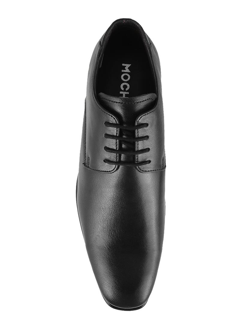 black Leather lace-up derby - 15330706 - Zoom Image - 4