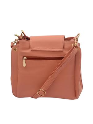 pink leatherette regular sling bag - 15333925 - Standard Image - 4