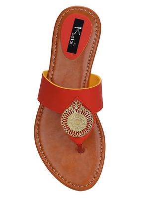 red toe separator sandal - 15333947 - Standard Image - 4