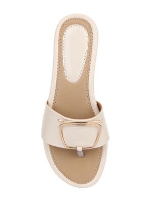 beige toe separator sandal - 15334413 - Standard Image - 4