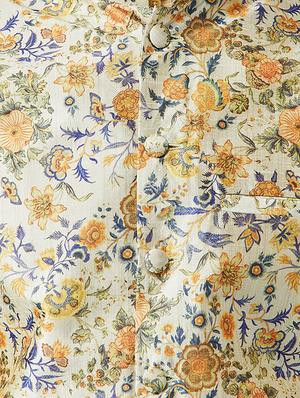 multi colored silk nehru jacket - 15336184 - Standard Image - 4