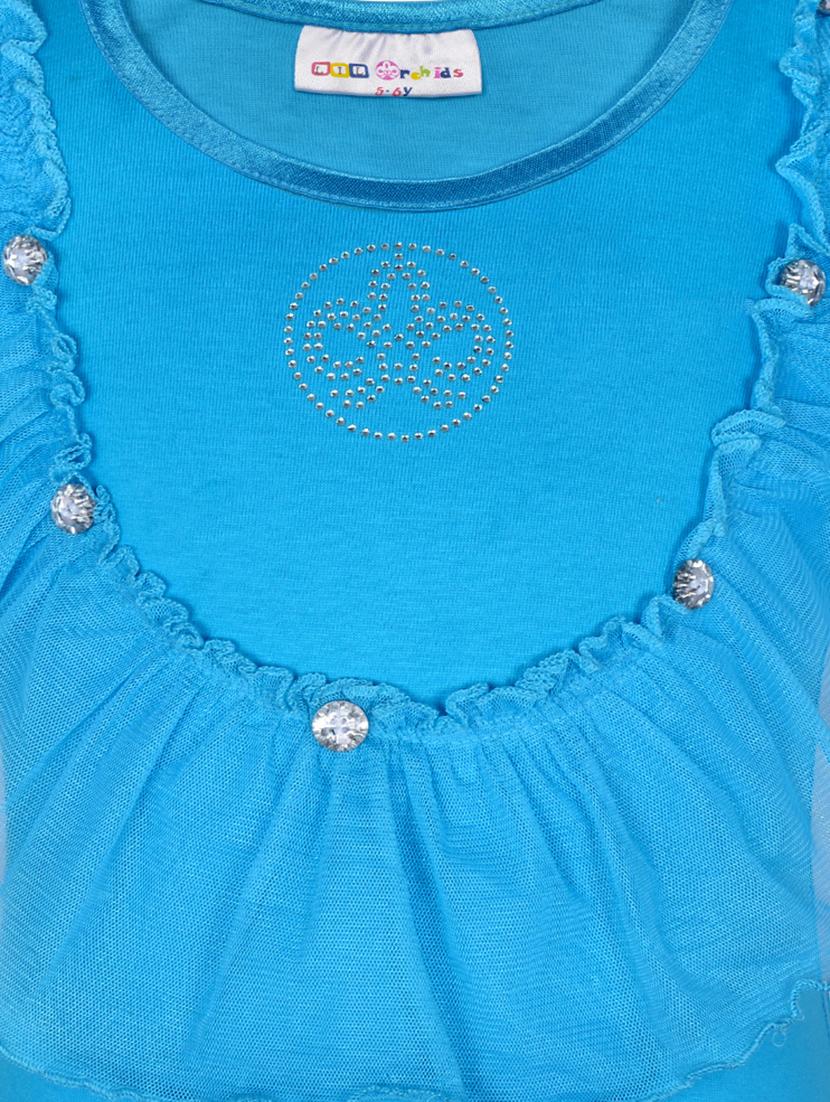 blue cotton frock - 15338459 - Zoom Image - 4