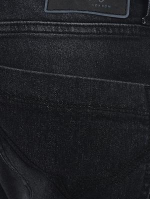 black cotton blend washed jeans - 15338485 - Standard Image - 4