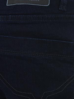 blue cotton blend plain jeans - 15338486 - Standard Image - 4