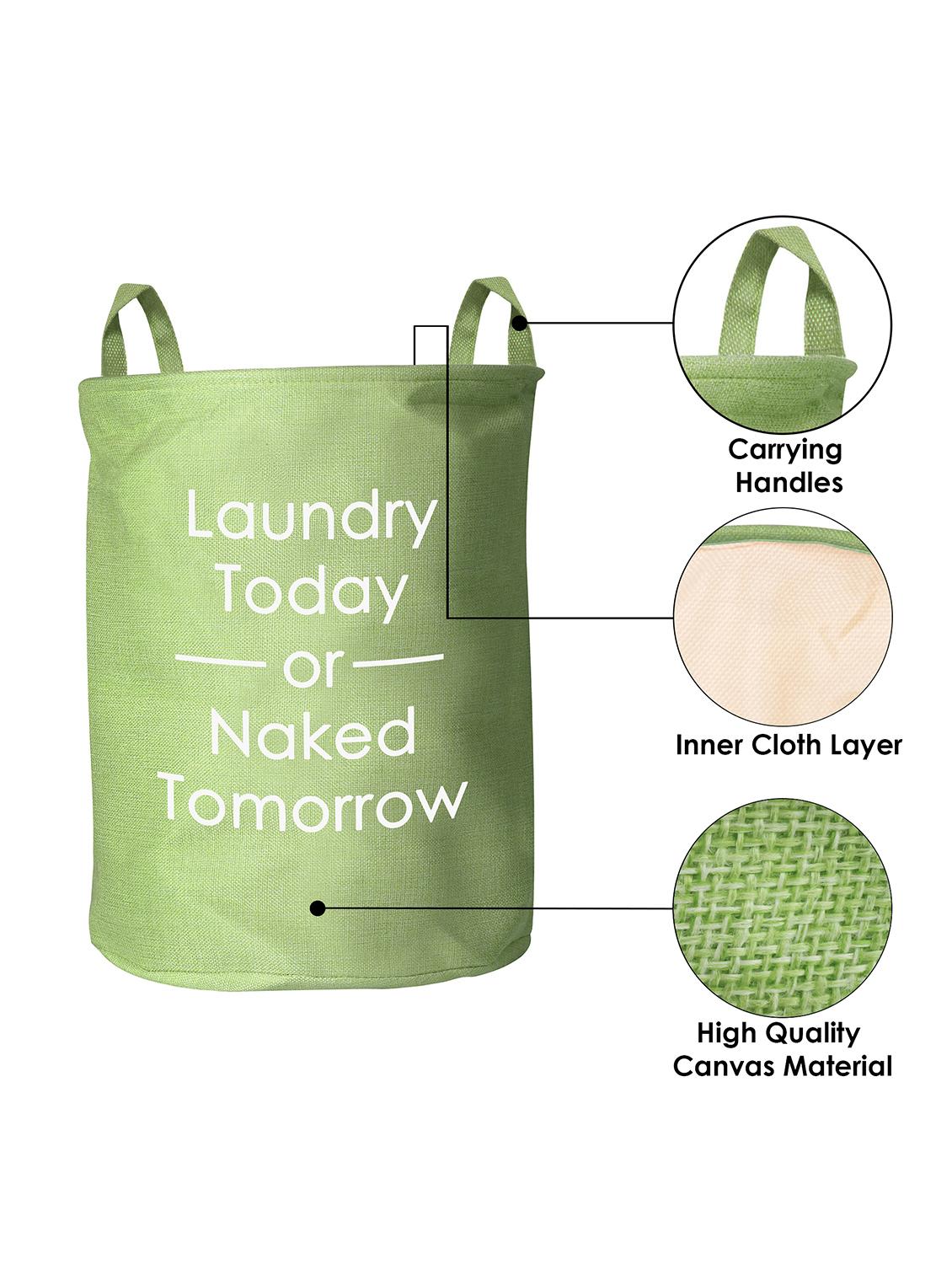 Super Large Premium Coating Foldable Round Laundry bag with Carry Handle - 15338841 - Zoom Image - 4