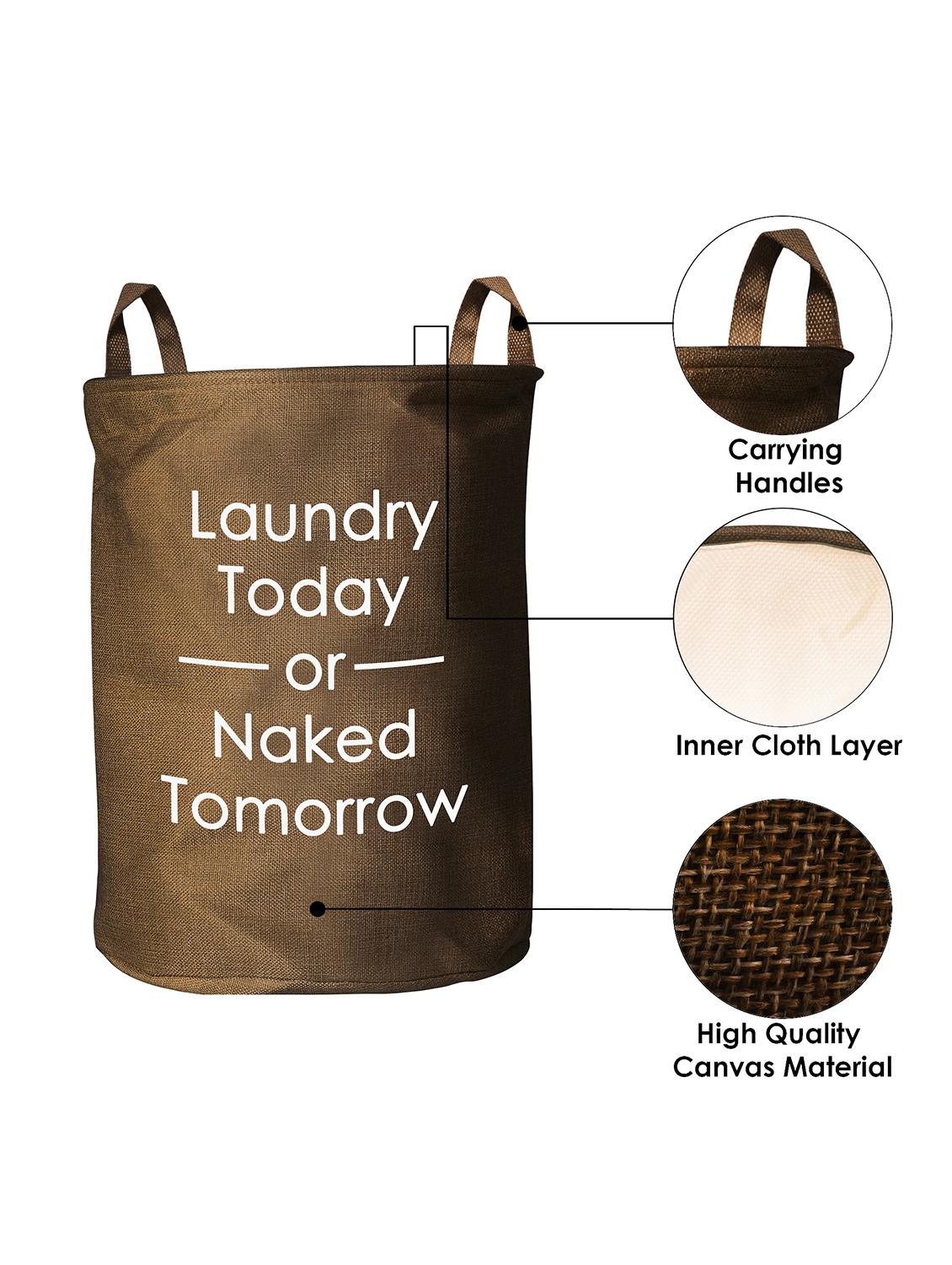 Super Large Premium Coating Foldable Round Laundry bag with Carry Handle - 15338845 - Zoom Image - 4