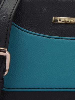 black leatherette (pu) regular sling bag - 15338900 - Standard Image - 4