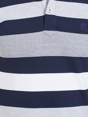 grey cotton polo t-shirt - 15339175 - Standard Image - 4
