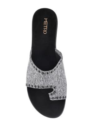 black one toe sandal - 15339514 - Standard Image - 4