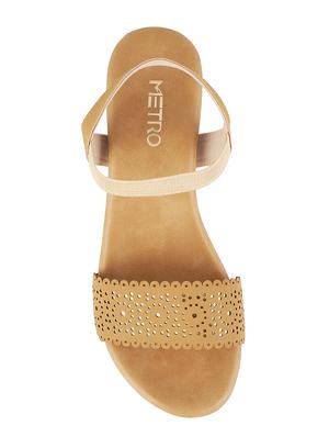 yellow back strap wedges - 15339715 - Standard Image - 4