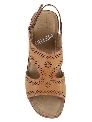 brown back strap sandals - 15339721 - Standard Image - 4