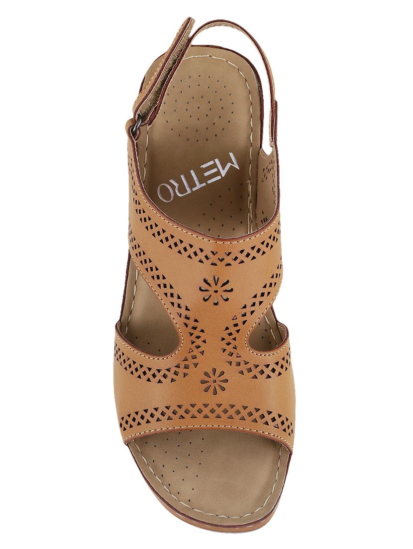 brown back strap sandals - 15339721 - Zoom Image - 4
