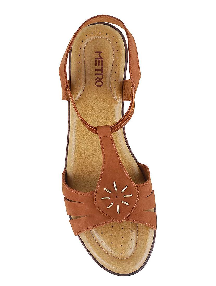 brown back strap wedges - 15339732 - Zoom Image - 4