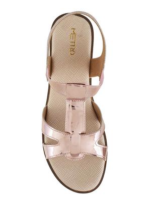 pink back strap sandals - 15339740 - Standard Image - 4