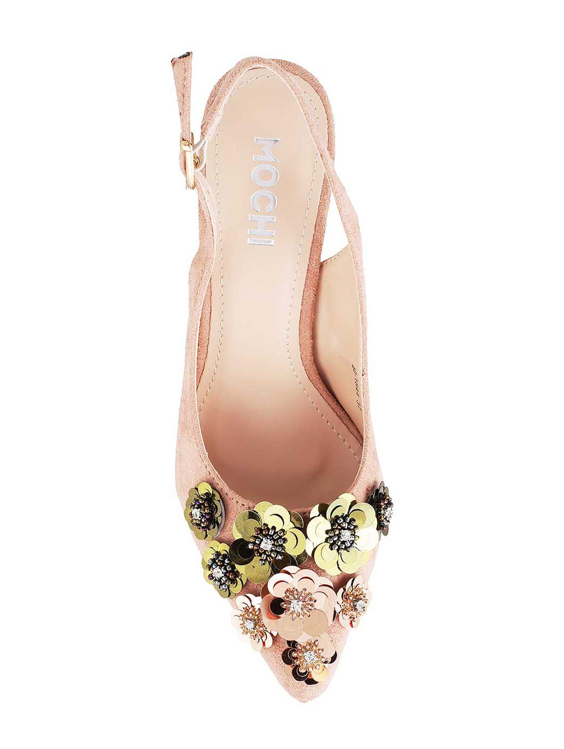beige suede back strap sandals - 15339799 - Zoom Image - 4
