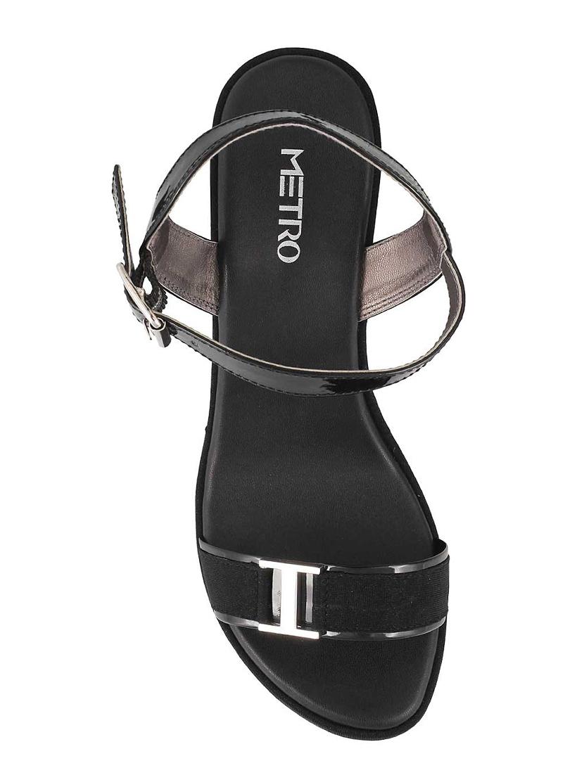 black ankle strap sandals - 15339811 - Zoom Image - 4