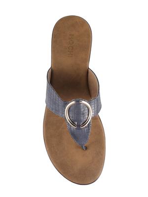 grey faux leather toe separator sandals - 15339849 - Standard Image - 4