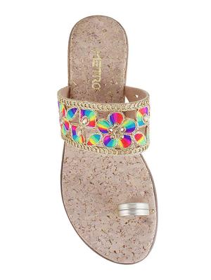 multi colored one toe wedges - 15339852 - Standard Image - 4