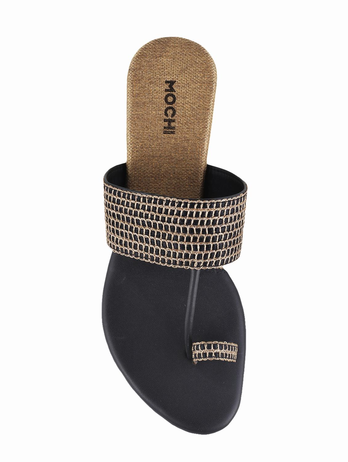 black jute one toe sandals - 15339853 - Zoom Image - 4