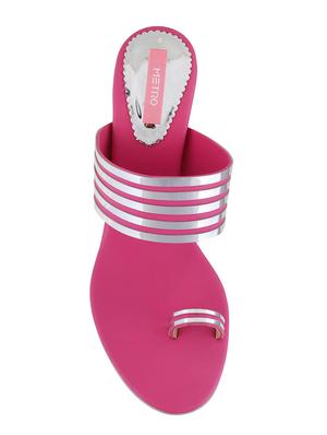 pink one toe sandals - 15339965 - Standard Image - 4