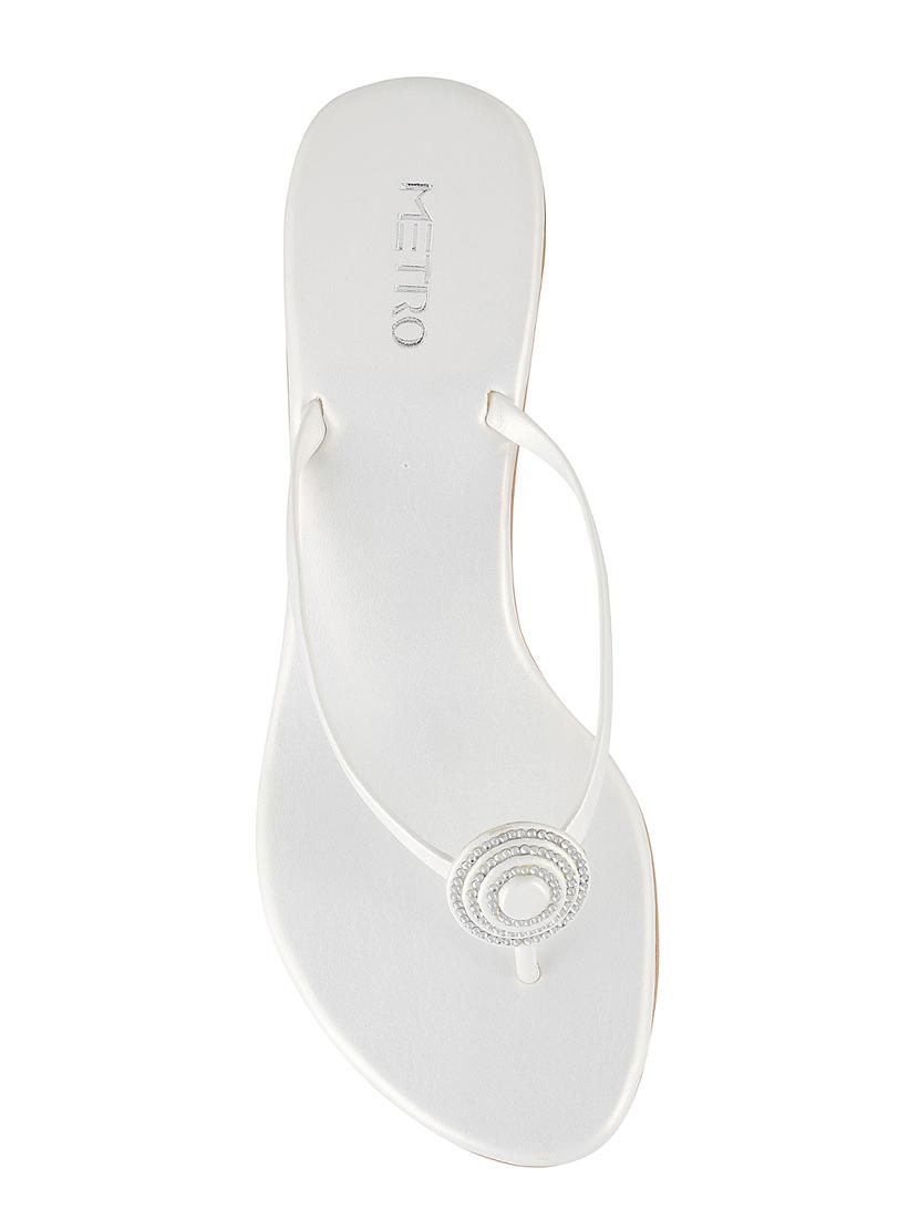 white toe separator sandals - 15340014 - Zoom Image - 4