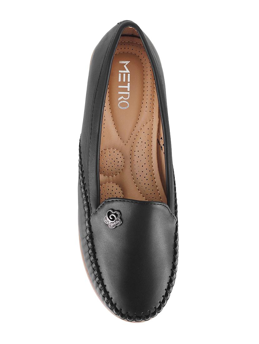 black slip on loafers - 15340032 - Zoom Image - 4