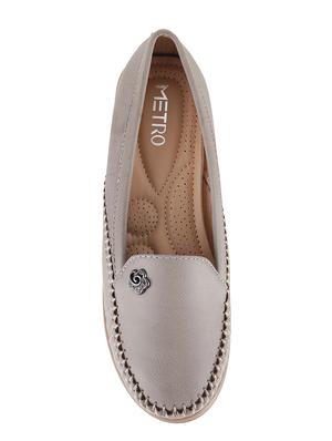 grey slip on loafers - 15340033 - Standard Image - 4