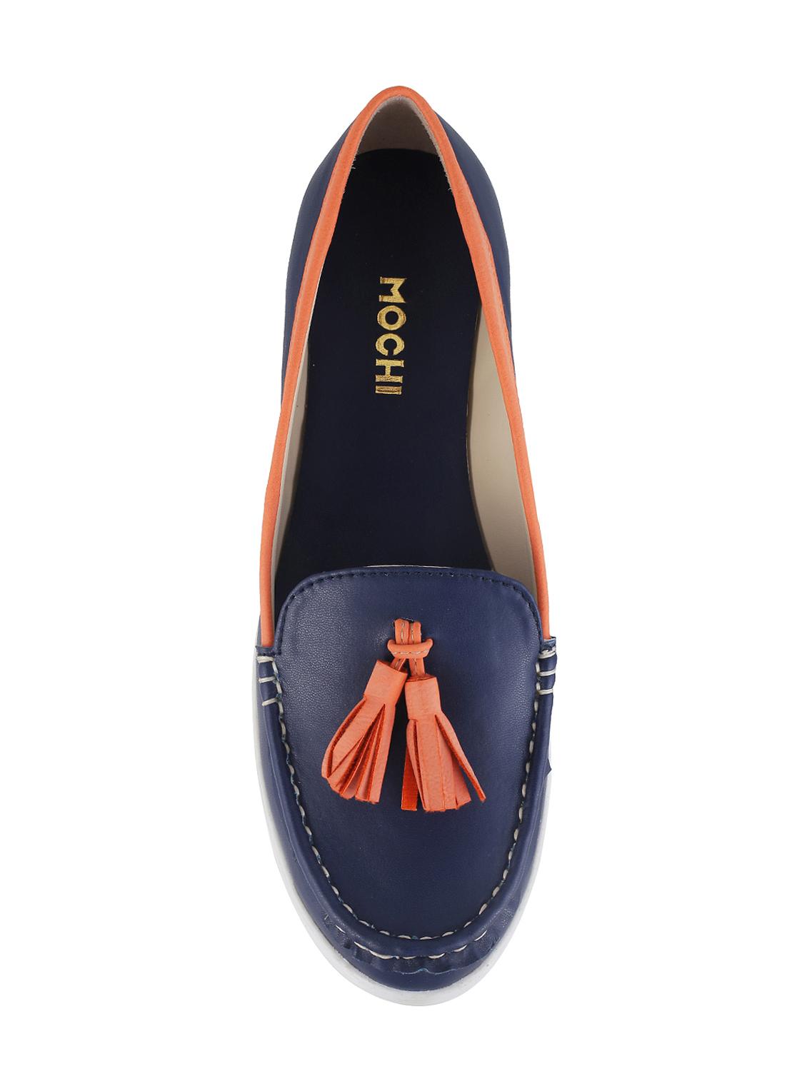 navy slip on wedges - 15340047 - Zoom Image - 4