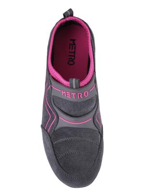 grey slip on casual shoes - 15340058 - Standard Image - 4
