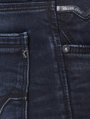 blue cotton washed jeans - 15340120 - Standard Image - 4