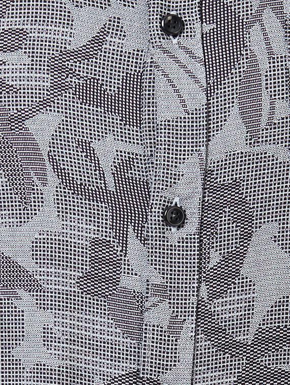 grey cotton casual shirt - 15340152 - Zoom Image - 4