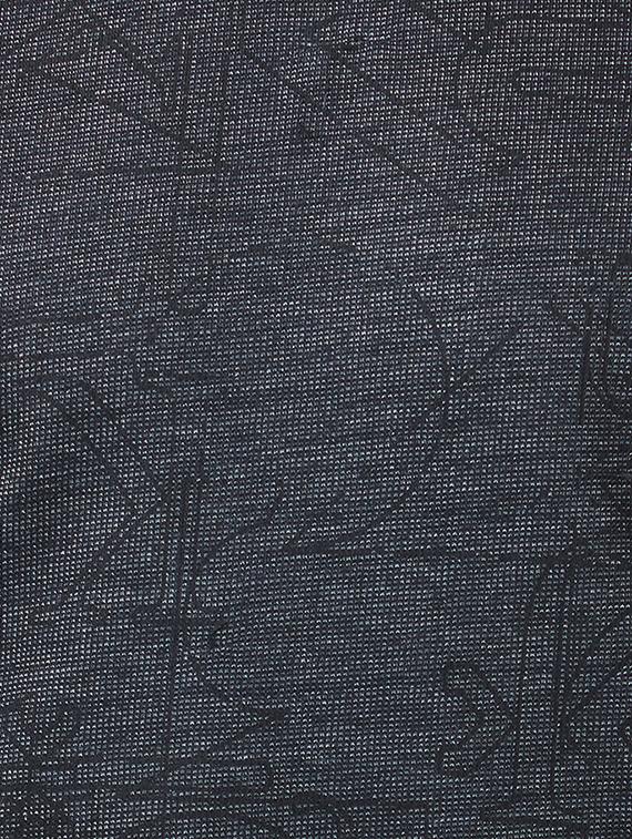 black cotton all over print t-shirt - 15340250 - Zoom Image - 4