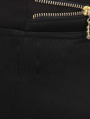 mid waist solid jegging - 15341042 - Standard Image - 4