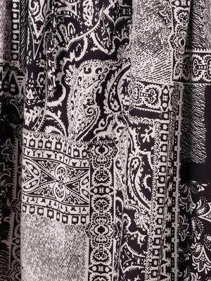 printed a-line midi skirt - 15341173 - Standard Image - 4